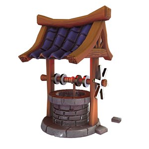 Stylized Well Model 3D model