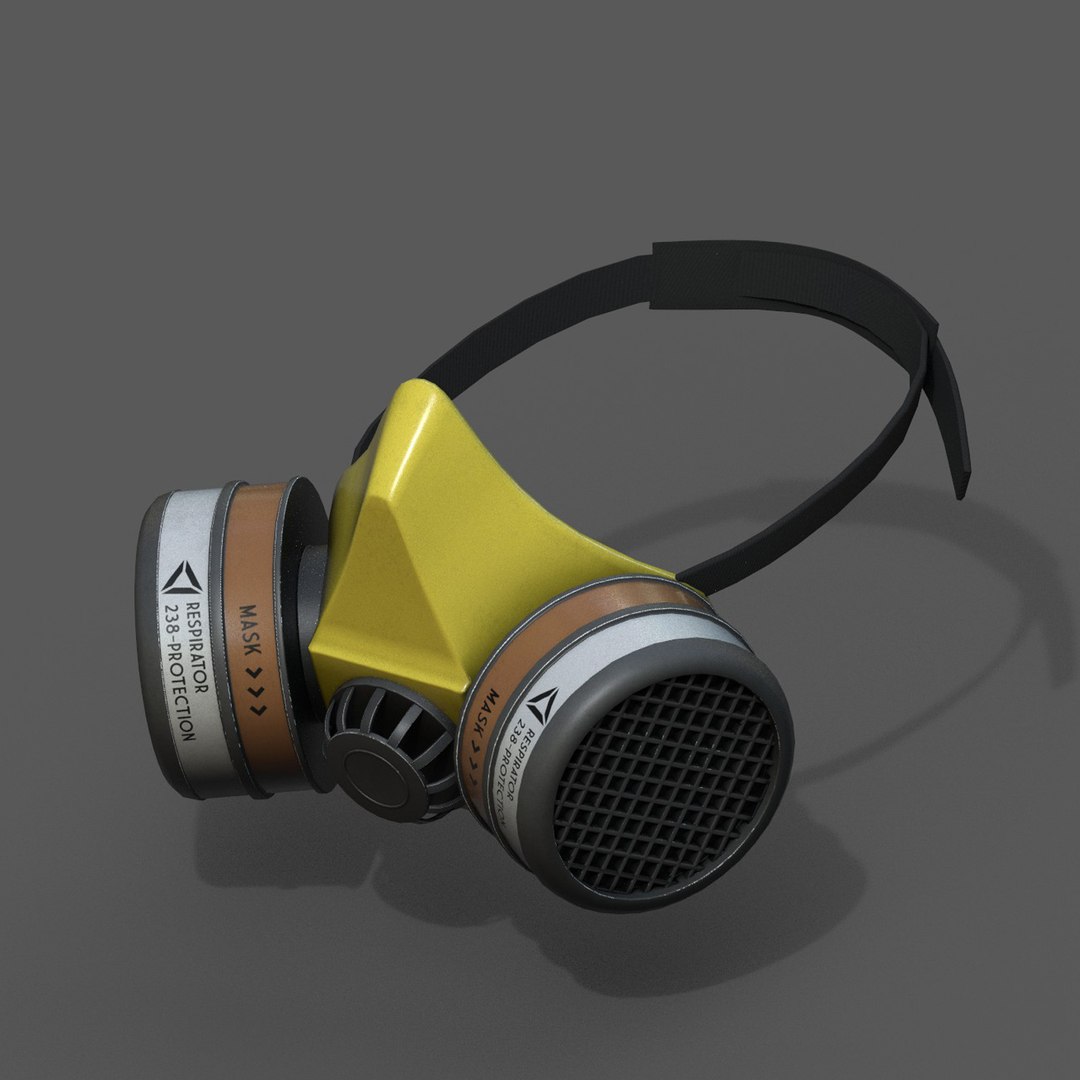 3D gas mask model - TurboSquid 1556131
