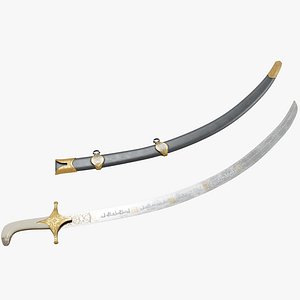3D model Islamic Sword