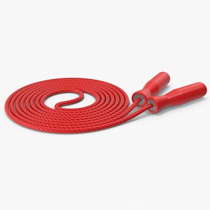 Red Jump Rope 3D model