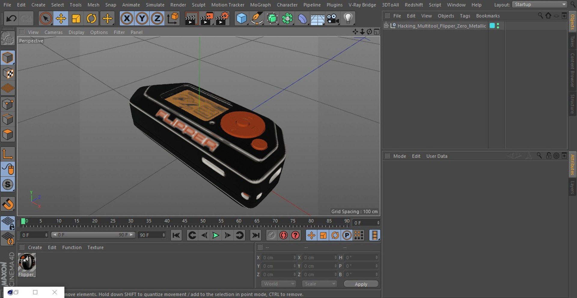 3D Hacking Multitool Flipper Zero Metallic Model - TurboSquid 2112030