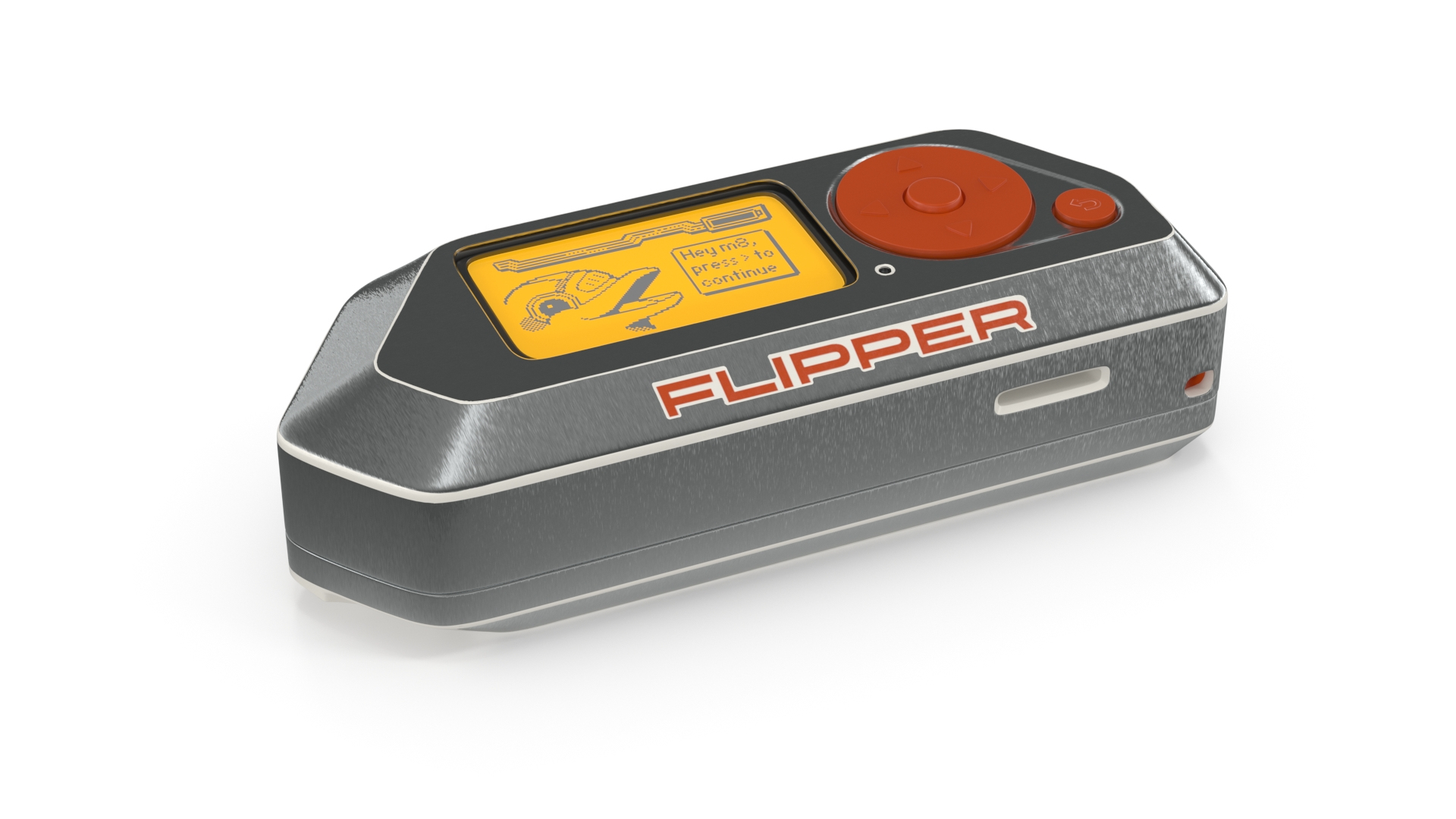 3D Hacking Multitool Flipper Zero Metallic model - TurboSquid 2112030