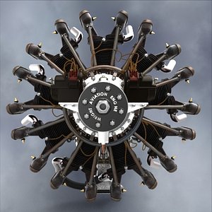 Wright Whirlwind J5c Radial Airplane Engine