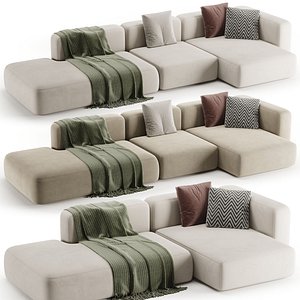 3D MAGS SOFT  SEATER COMBINATION 3 LOW By Hay model