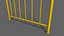 Parapetto pedonale PBR giallo V2
