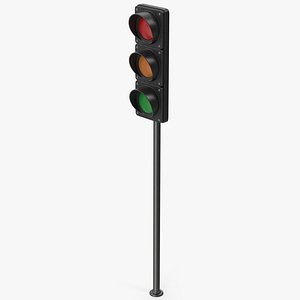 Traffic Light Pole 3D