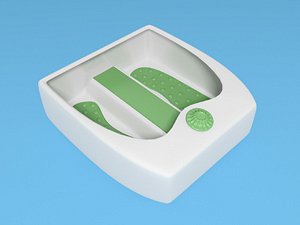 Masajeador de baño de pies con agua Modelo 3D $39 - .3ds .blend