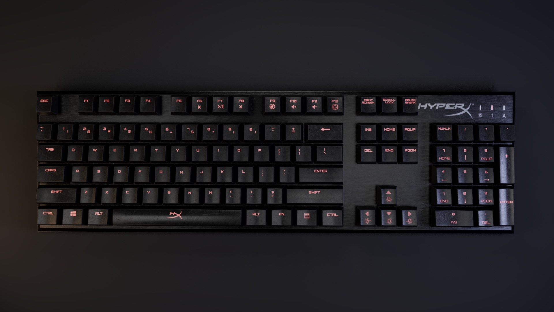 3D Keyboard HyperX Alloy FPS - TurboSquid 1844649