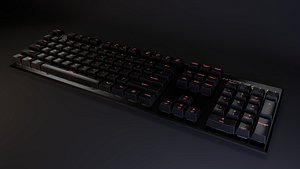3D Keyboard HyperX Alloy FPS