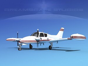 3ds cockpit cessna 310