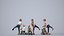 Basics0824 - A set containing 5 models of male and female teens and kids standing in casual attire i