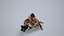 Basics0824 - A set containing 5 models of male and female teens and kids standing in casual attire i