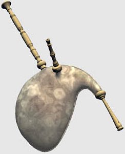 3ds biniou bagpipes