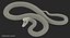Brown Python Snake Rigged for Cinema 4D