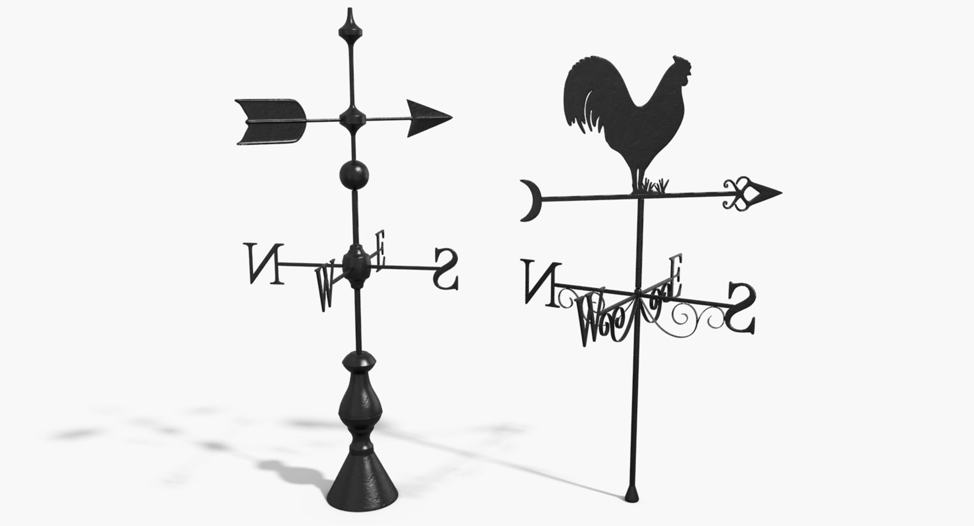 3d Weather Vanes Model