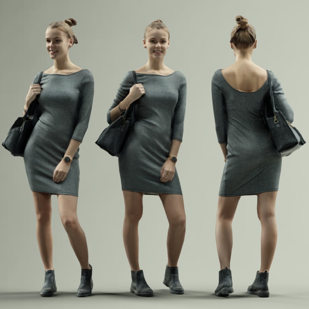 Girl Rendered Human 3D Model - TurboSquid 1245937