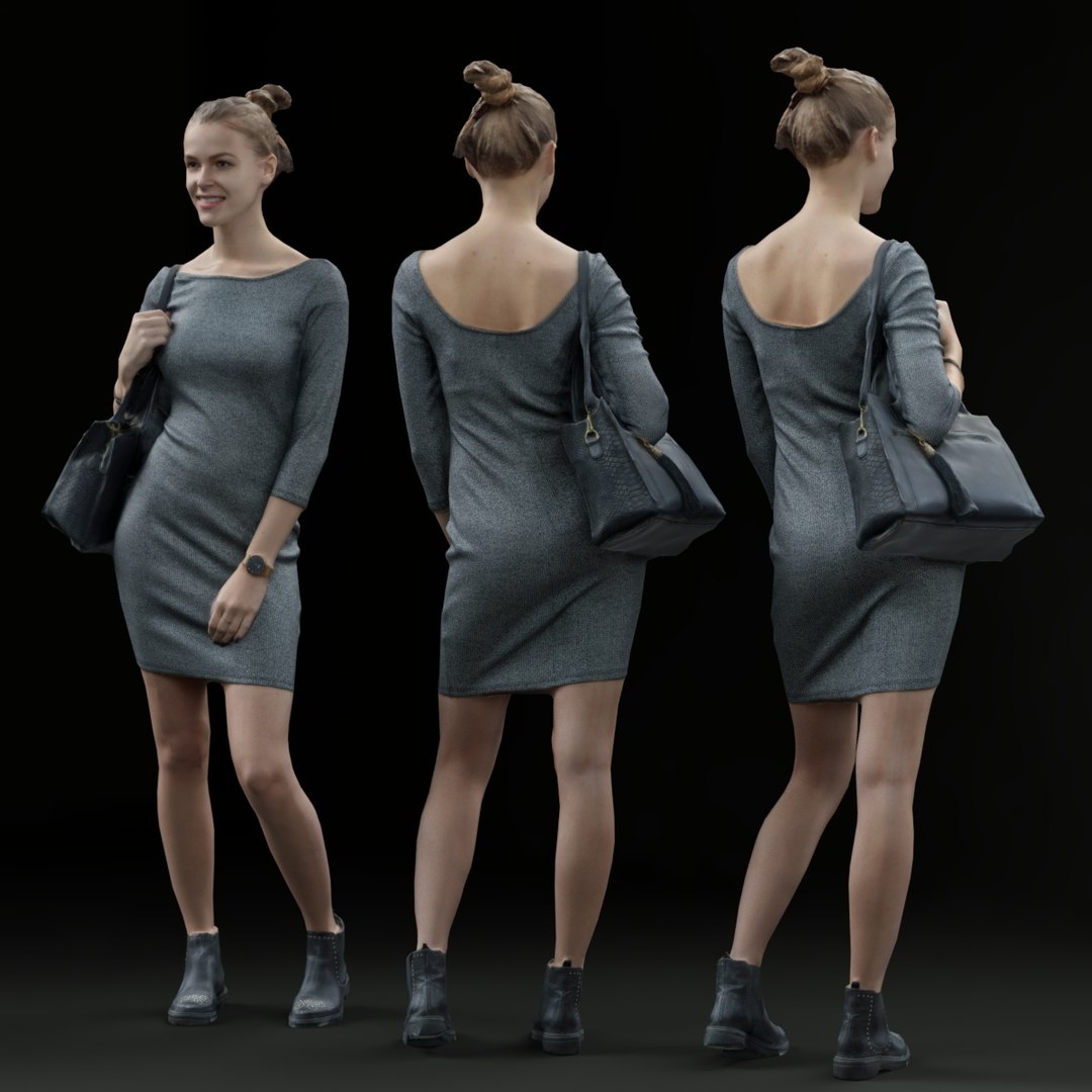 Girl Rendered Human 3D Model - TurboSquid 1245937