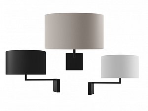 3D model Wall Noon Lamp