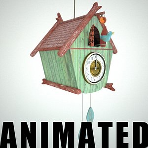 Full animated cuckoo clock