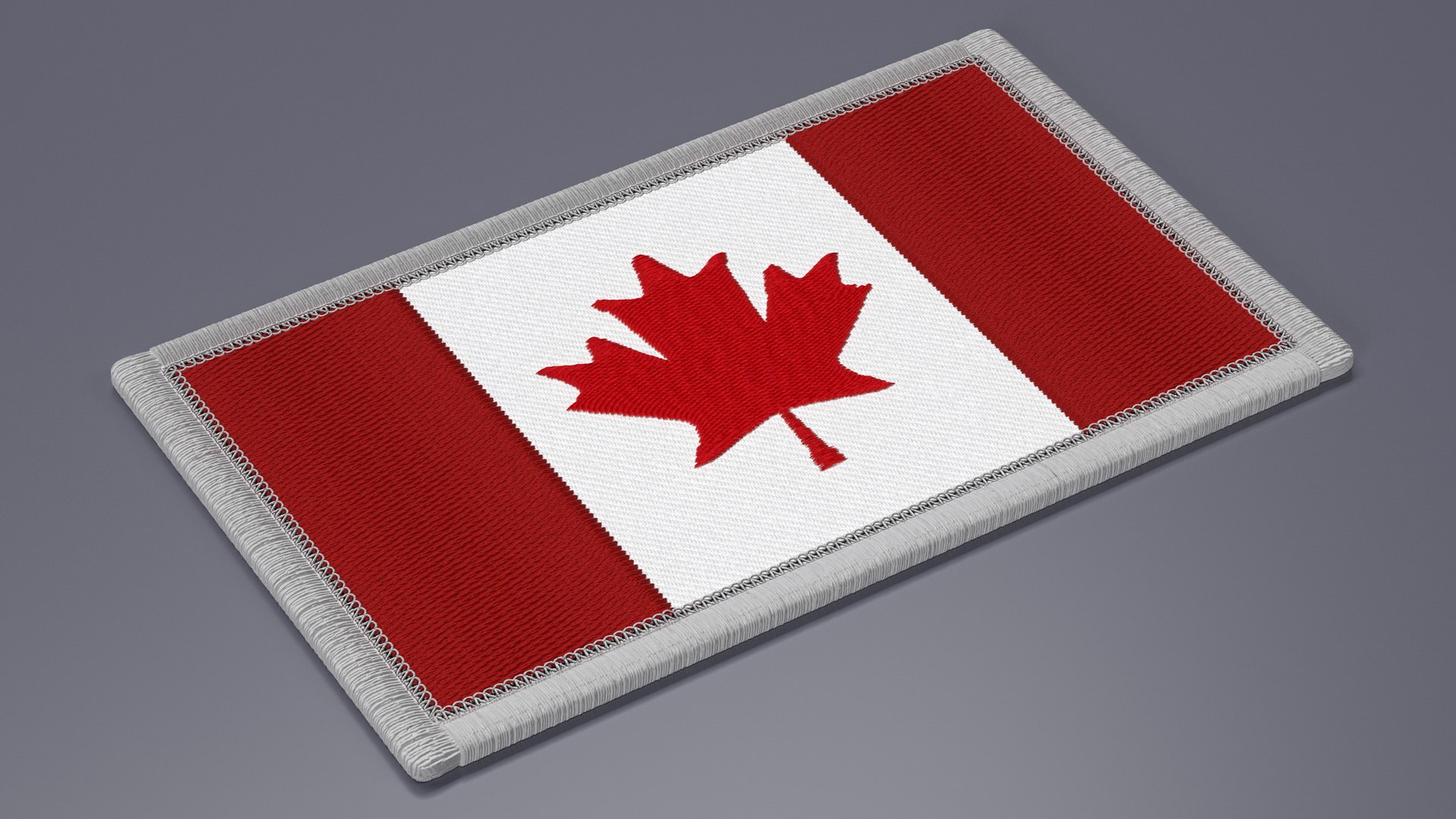 Canada Flag Patch 3D Model - TurboSquid 2202007