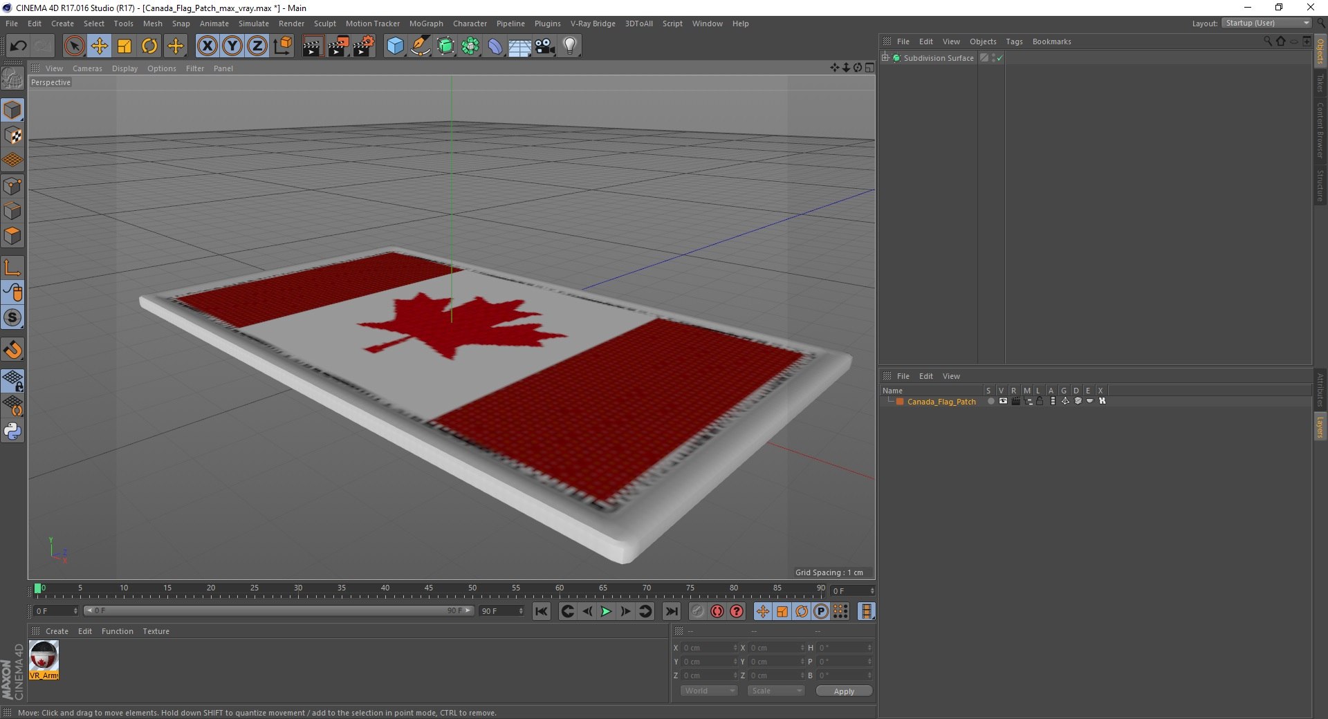 Canada Flag Patch 3D model https://p.turbosquid.com/ts-thumb/J9/RoFdAr/UD/canadaflagpatchc4dmodel023/jpg/1709985264/1920x1080/fit_q87/6f3c46d207ae204cf2201fafe04c3d08f3d65f5a/canadaflagpatchc4dmodel023.jpg