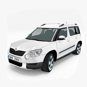 3d model skoda yeti