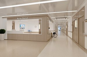 Hospital Interior 02 3D model