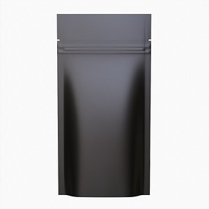 Mylar pouch plastic bag mockup 04 3D model