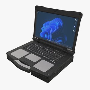 3D Rugged Panasonic Toughbook-40  Laptop