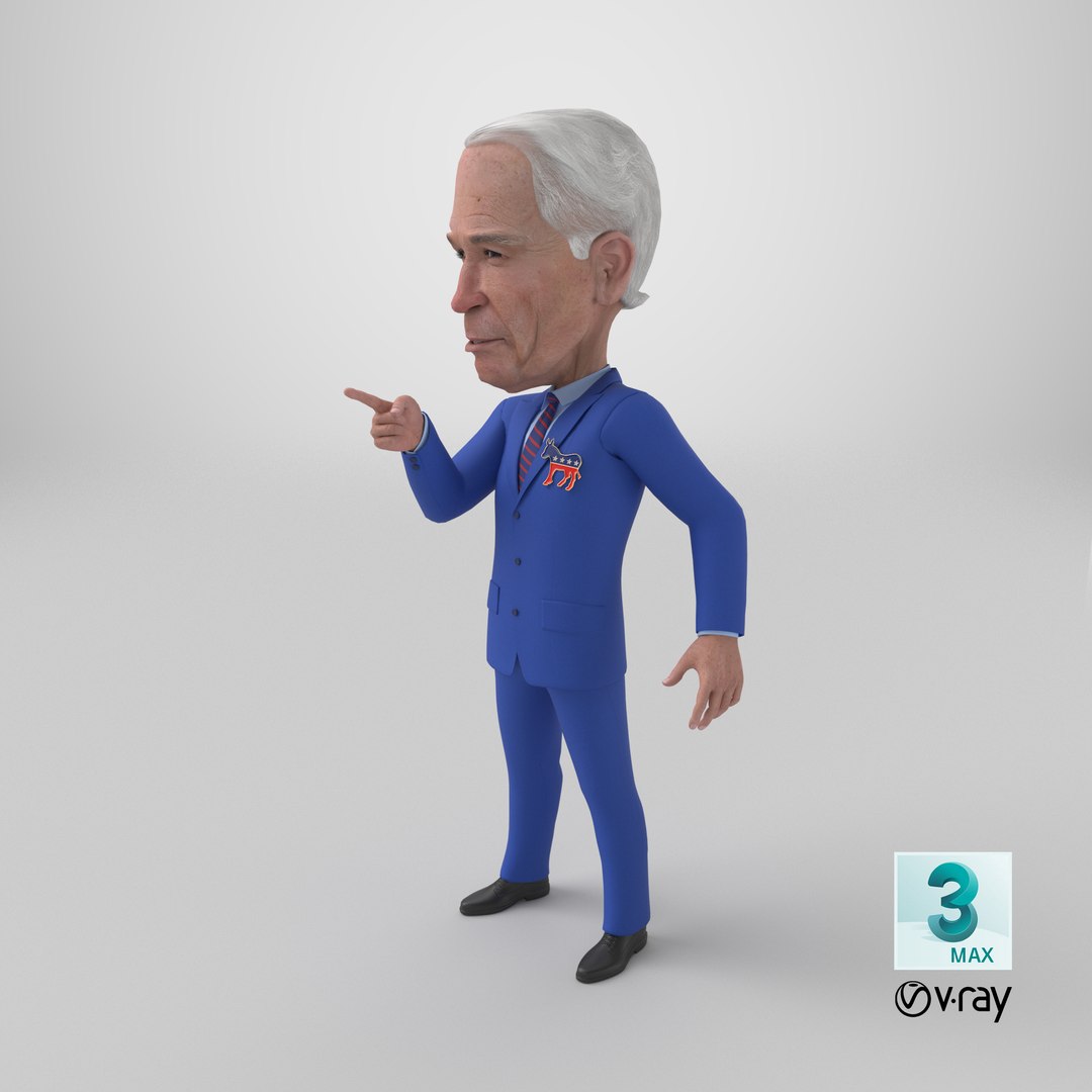 Cartoon Joe Biden with Democratic Icon model https://p.turbosquid.com/ts-thumb/J9/Z1rWFB/gV/stemcell_max_vray_render/png/1738817846/1920x1080/fit_q87/d9e753b47351bed18667f7be1903f54f0a6b0535/stemcell_max_vray_render.jpg