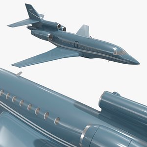 Dassault Falcon 900 Jet Simplified No Chassis