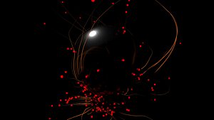 intro particles sphere 3D model