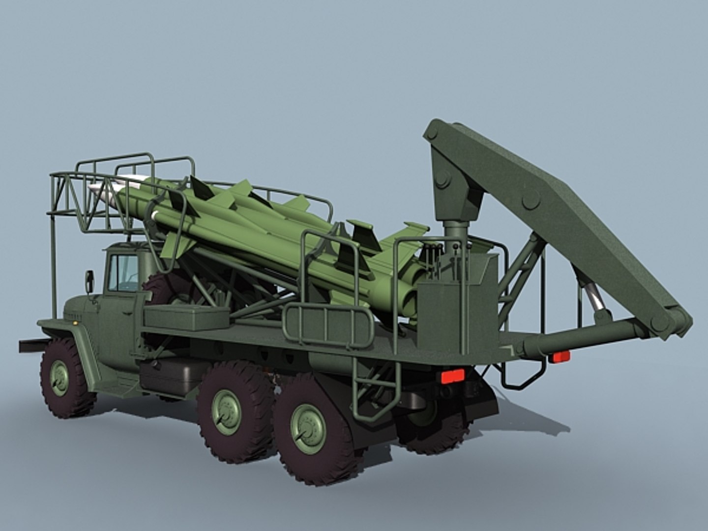 3d Model Ural Sa-6 Loader