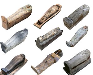 3D Egypt Sarcophagus Pack