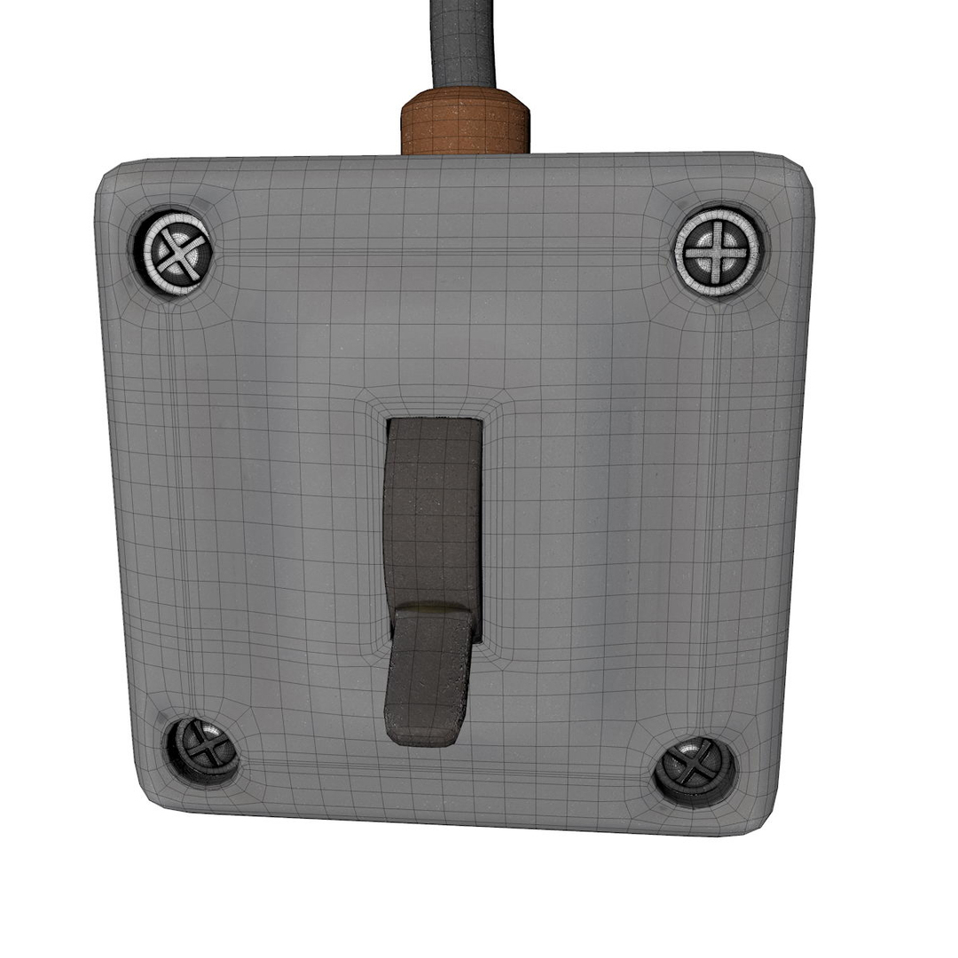 3d Vintage Light Switch