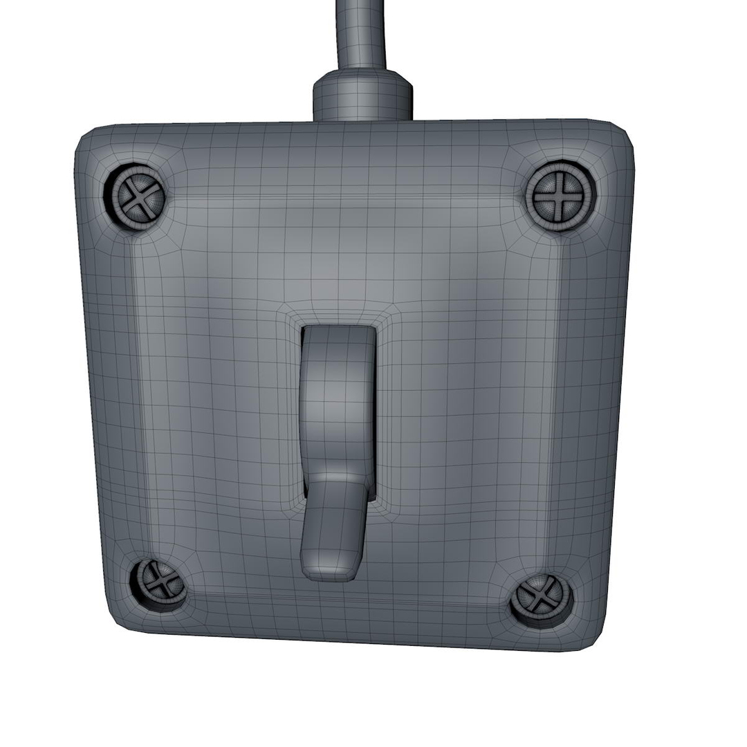 3d Vintage Light Switch