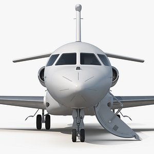 Business Jet Dassault Falcon 7X Generic 3D Model