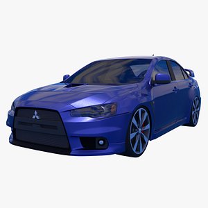 STL file mitsubishi lancer-Tokyo drift 🚗・3D printing design to