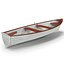 3d model of rowboat 4