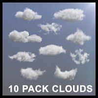 3D Clouds - 10 PACK - VDB