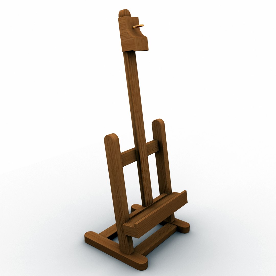 3d Model Small Easel
