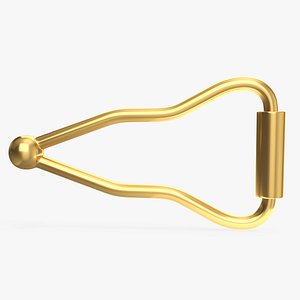 Clasp Figure Eight Safety Gold