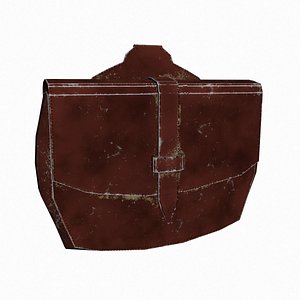 3D Pouch- Distressed Medieval