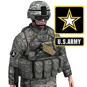 US Army Infantry with IOTV armor