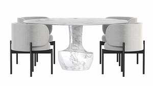 Dining set by Galotti 3D
