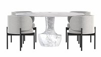 Dining set by Galotti