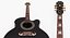 Electro Acoustic Guitar Black
