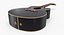 Electro Acoustic Guitar Black