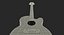 Electro Acoustic Guitar Black