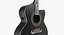 Electro Acoustic Guitar Black